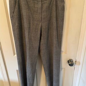 Escada Gray Glen Plaid Dress Pants